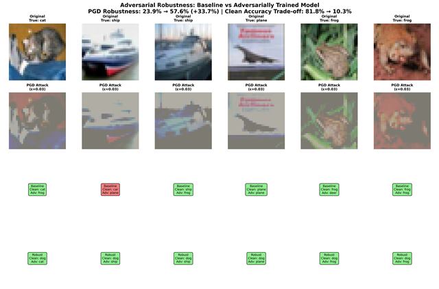 Final comparison chart of model robustness